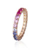 Forever-Unique-Jewels-Sapphire-Stones-Zaffiri-Fancy-cut-Hearts-cut-Rose-gold-Eternelle-ring-Rainbow-Anello-Veretta-Gold-Daily-Chic-Collection.