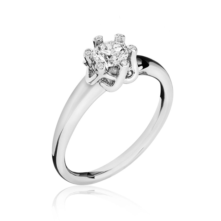 Forever-Unique-Jewels-Natural-diamonds-Diamanti-Gioielli-Collezione-EVA-Solitario-Anello-Diamante-Loquace