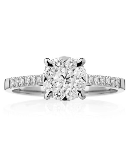Forever-Unique-Jewels-Natural-diamonds-Diamanti-Gioielli-Collezione-DailyChic-Oro-Bianco-White-Gold-Anello-Daisy