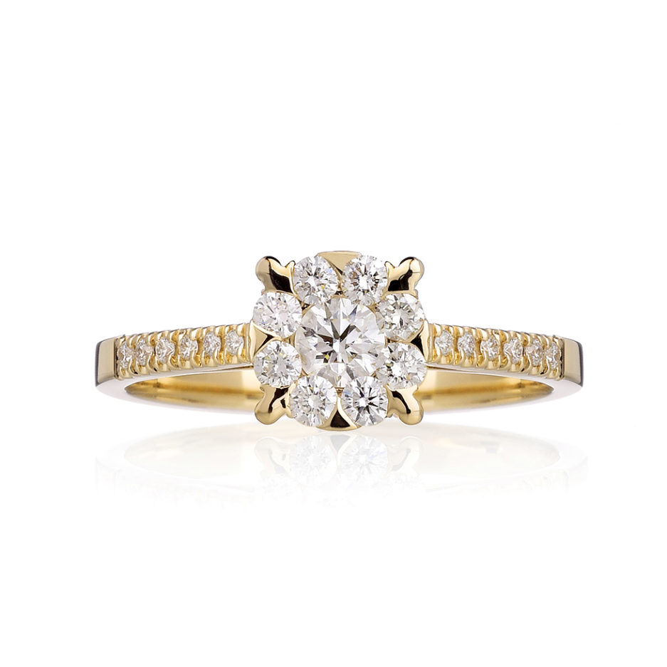 Forever-Unique-Jewels-Natural-diamonds-Diamanti-Gioielli-Collezione-DailyChic-Oro-Gold-Anello-Daisy-