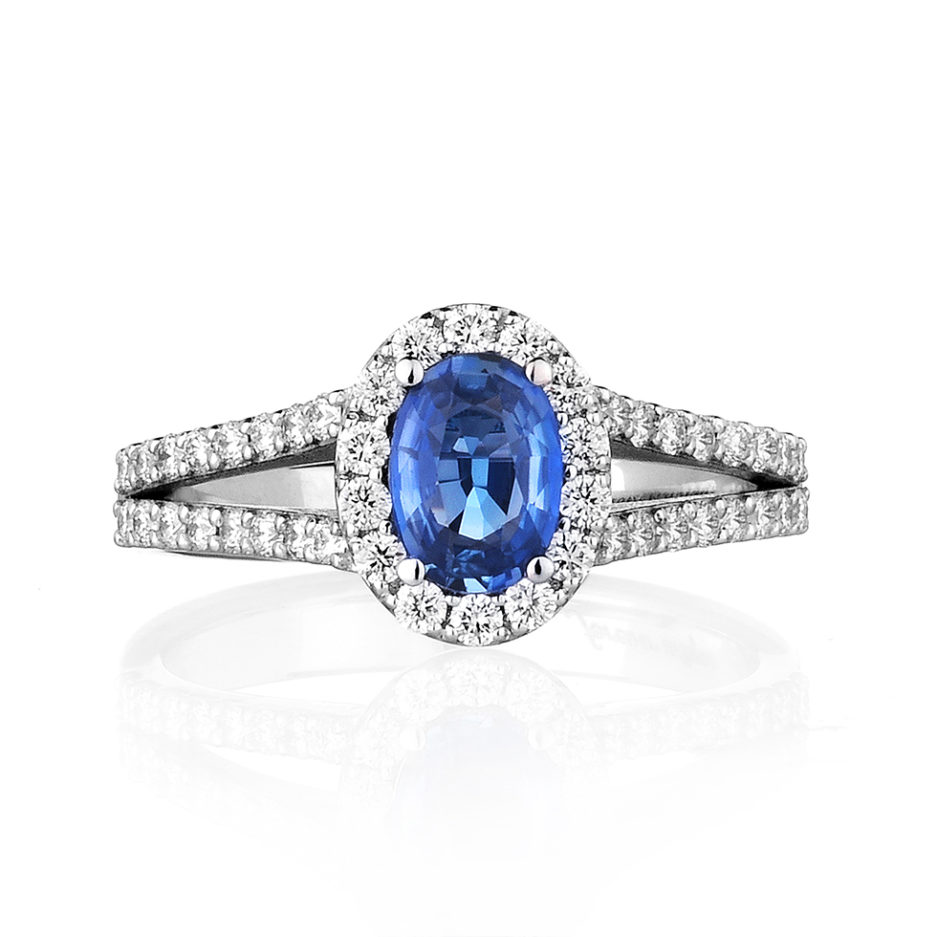 Forever-Unique-Jewels-Natural-diamonds-Diamanti-Gioielli-Collezione-EVA-Solitario-Anello-Oval-cut-Cestino-Zaffiro