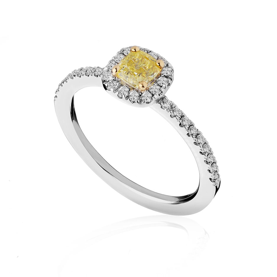 Forever-Unique-Jewels-Diamonds-Diamanti-Naturali-Diamante-Giallo-Diamante-Yellow-Cushion-Cut-Tina-Ring-Solitario-Natural-Diamonds-Collezione-Fancy-Fancy
