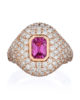 Forever-Unique-Jewels-Natural-diamonds-Diamanti-Gioielli-Collezione-DailyChic-Zaffiro-Rosa-Pink-Sapphire-Anello-Anello-Musone-Musone-Ring